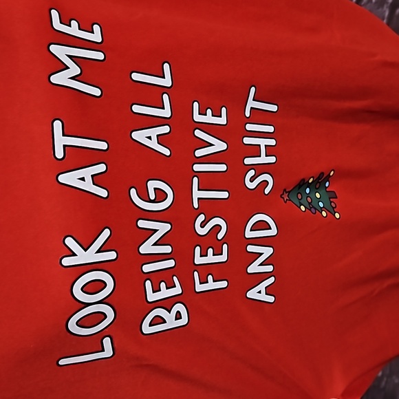 Adult 🎁Unisex Sarcastic Holiday Shirt Size XXL - Picture 2 of 4